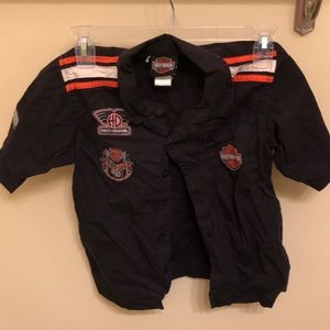 Boy’s Harley Davidson button shirt size 7